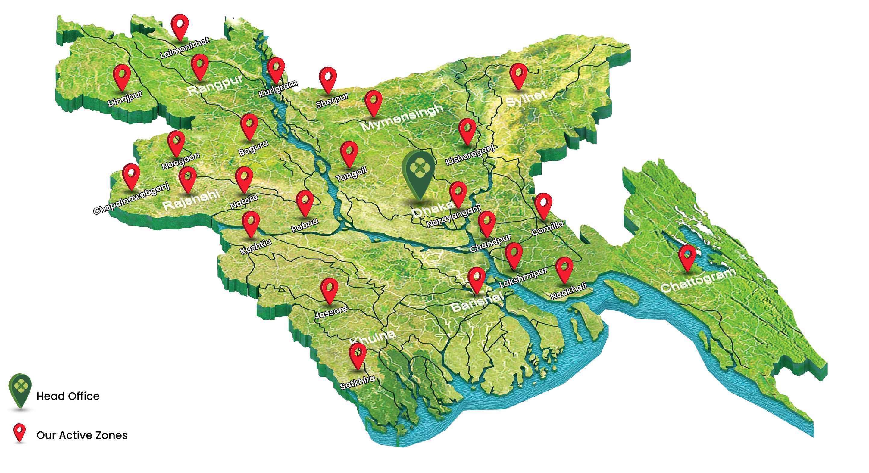 Bangladesh Map